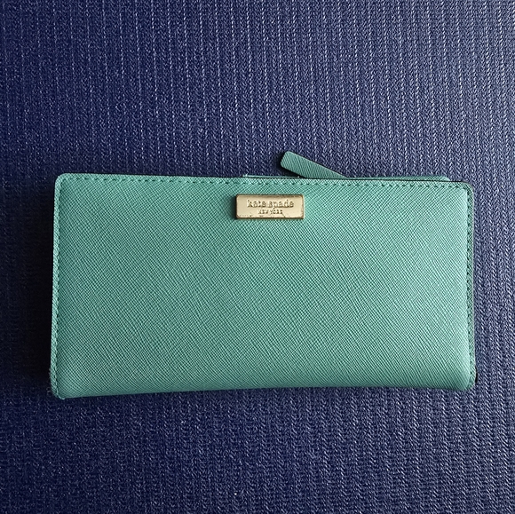 Kate Spade Teal Wallet - Picture 1 of 4